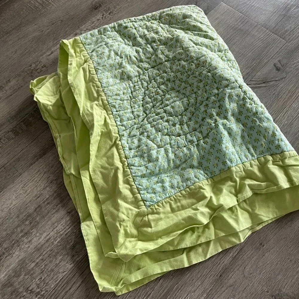 DEVI block print baby quilt